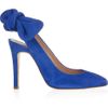 Carven Suede Slingbacks in Blue - Lyst