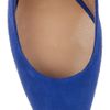 Carven Suede Slingbacks in Blue - Lyst