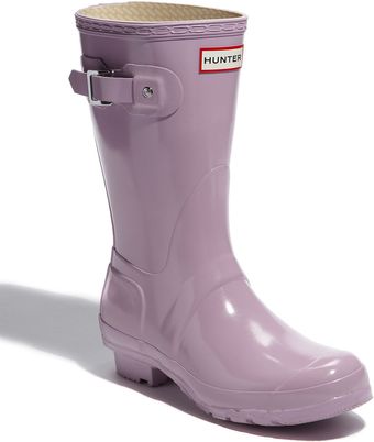 Hunter Original Short Gloss Rain Boot Women - Lyst