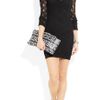 Isabel Marant Manon Laddered Openknit Mini Dress in Black - Lyst