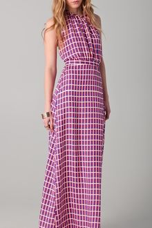 Issa Print Halter Gown - Lyst