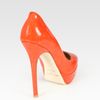Jimmy Choo Cosmic Crocprint Leather Platform Pumps in Orange (tan) - Lyst