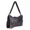 Kooba Black Leather Zip Front Halle Slouchy Shoulder Bag in Black - Lyst