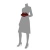 Lulu Guinness Red and Black Snakeskin Lips Clutch in Animal (red) - Lyst