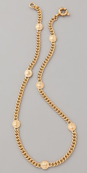 Marc By Marc Jacobs Turnlock Lock Link Necklace - Lyst