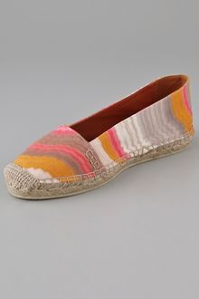 Missoni Flat Espadrilles - Lyst