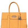 Mulberry Cookie Bayswater Smooth Leather Top Hand in Orange - Lyst