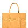 Mulberry Cookie Bayswater Smooth Leather Top Hand in Orange - Lyst