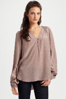 Rebecca Taylor Nailhead Runway Blouse - Lyst