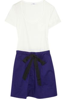Sonia By Sonia Rykiel Two-tone Cotton Dress - Lyst