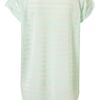 Topshop Burn Out Stripe Tee in Green (mint) - Lyst