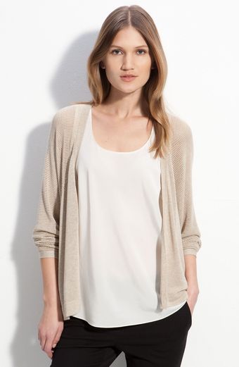 Valette Paneled Open-front Cardigan - Lyst