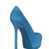 Yves Saint Laurent 140mm Tribtoo Suede Pumps in Blue - Lyst
