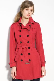 Burberry Brit Belt Trench Coat - Lyst