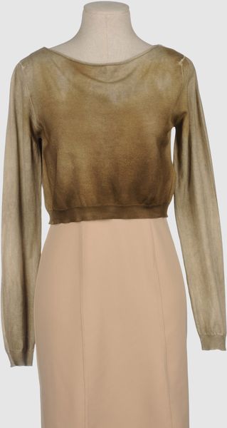 Dondup Long Sleeve Jumper in Beige (khaki) - Lyst