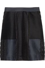 3.1 Phillip Lim Paneled Silk-blend Skirt