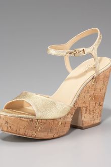 Kate Spade Cork Platform Sandal - Lyst