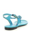 Bottega Veneta Twisted Leather Sandals in Blue (turquoise) - Lyst