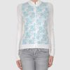 Calvin Klein Jeans Cardigan in White - Lyst