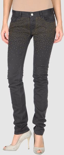 M. Grifoni Denim Denim Trousers in Gray (steel) - Lyst