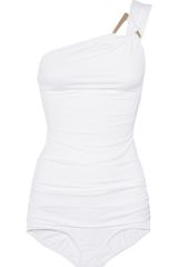 Michael Kors Untamed Asymmetric One-shoulder Tankini
