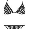 Michael Kors ZebraPrint Triangle Halterneck Bikini in Black (zebra) - Lyst