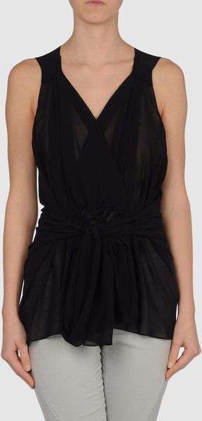 Vionnet Top in Black - Lyst