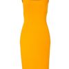 Michael Kors Amber Square Neck Sheath Dress in Yellow - Lyst