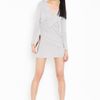 Nasty Gal Downtown Dress in Gray (silver) - Lyst