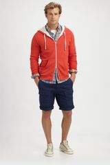 Vince Patch Pocket Cotton Shorts