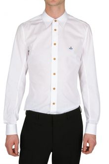 Vivienne Westwood Vichy Collar Poplin Cotton Shirt - Lyst