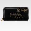 Yves Saint Laurent Ysl Patent Zip Wallet in Black - Lyst