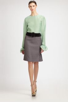 Yves Saint Laurent Silk Blouse - Lyst