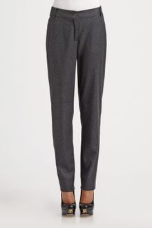 Fendi Wool Flannel Pants - Lyst