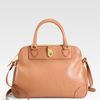 Marc Jacobs Manhattan Whitney Satchel in Brown (black) - Lyst