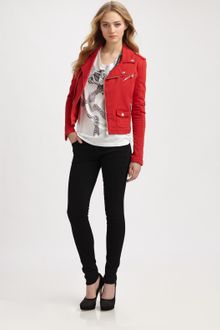McQ by Alexander McQueen Biker Jacket - Lyst