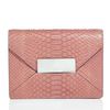 Michael Kors Blush Python Clutch in Pink (blush) - Lyst