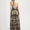 Rachel Zoe Elise Tiered Halter Gown in Brown - Lyst