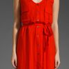 Testament Cargo Tank Dress with Belt in Red (coral) - Lyst