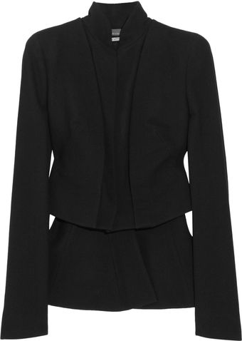 Alexander McQueen Cropped Wool Frock Jacket - Lyst