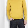 A.p.c. Mustard Fine Merino Crew Knit in Yellow for Men (mustard) - Lyst