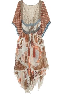 Bally Printed Silk-chiffon Dress - Lyst