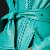 Burberry Prorsum Brogue Leather Trench Coat in Blue (malachite) - Lyst