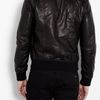 D&g Black Double Zip Front Leather Jacket in Black for Men - Lyst