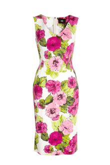 D&G Ultimate Floral Print Stretch Cotton Dress - Lyst