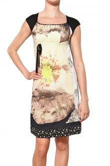 Didier Parakian Viscose Crepe Flower Print Dress - Lyst