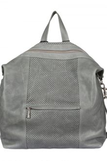 Diverso Italiano Greasy & Perforated Leather Bag - Lyst