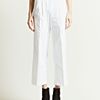 Dries Van Noten Womens Pollux Highwaisted Trousers in White - Lyst