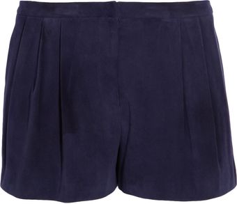Jil Sander Suede Shorts - Lyst