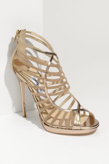 Jimmy Choo Virginia Caged Sandal - Lyst